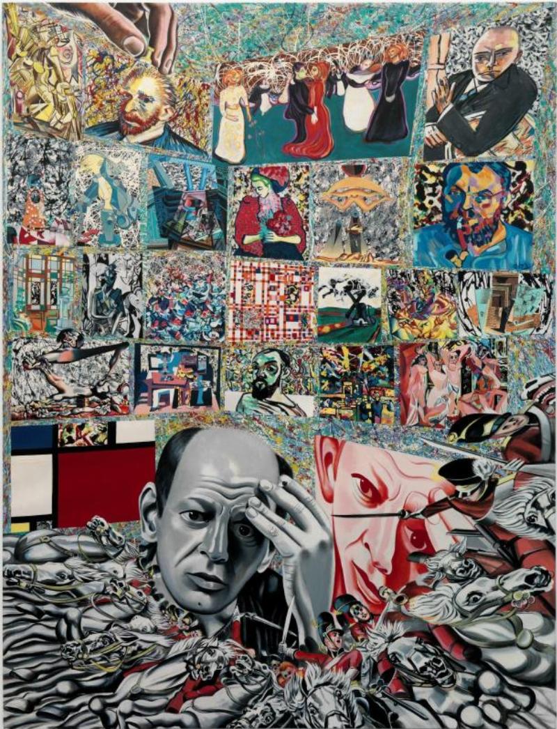 Œuvre majeure de Jackson Pollock exposee au Centre Pompidou a Paris